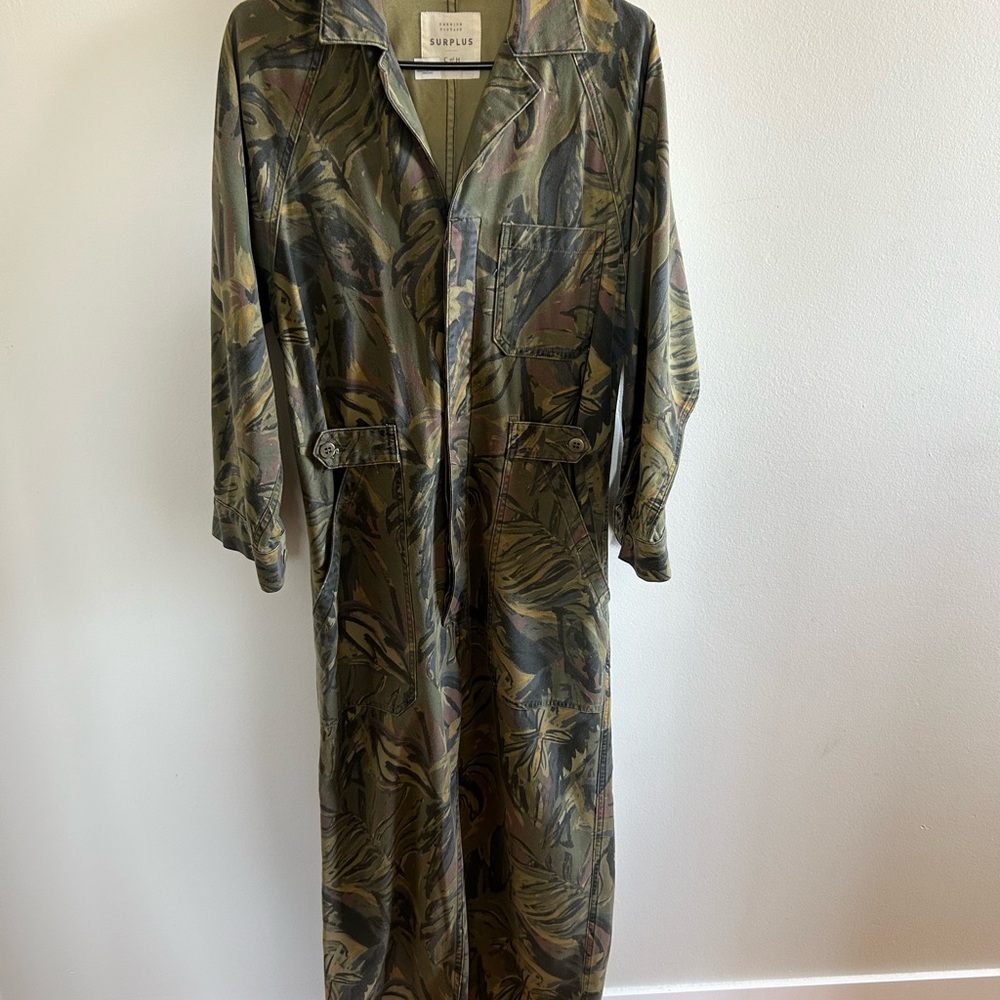 Citizens of Humanity Tropical Print Long Sleeve Jumpsuit